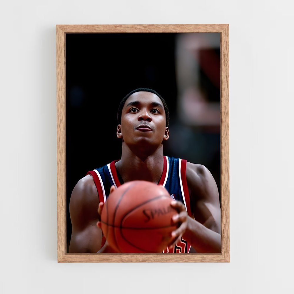 Poster Isiah thomas inonder – affiche Basketball (vue 4)